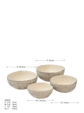Load image into Gallery viewer, KORISSA Amari Round Bowl - Black (Set of 4)