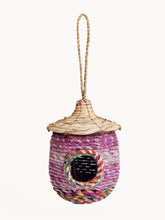 Load image into Gallery viewer, KORISSA Seagrass & Sari Birdhouse - Acorn