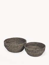 Load image into Gallery viewer, KORISSA Glitter Bowl - Black (Set of 2)
