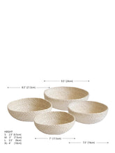 Load image into Gallery viewer, KORISSA Kata Candy Bowl - White (Set of 4)
