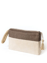 Load image into Gallery viewer, KORISSA Block A Clutch - Brown