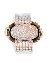 Load image into Gallery viewer, KORISSA Bread Warmer & Basket Gift Set with Tea Towel - Bird Oval