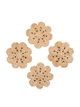 Load image into Gallery viewer, KORISSA Jute Flower Drink Coaster (Set of 4)
