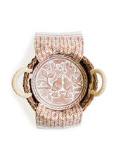 Load image into Gallery viewer, KORISSA Bread Warmer & Basket Gift Set with Tea Towel - Lovebird Round