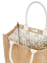 Load image into Gallery viewer, KORISSA Jute Canvas Market Bag With Pompom