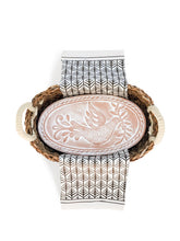 Load image into Gallery viewer, KORISSA Bread Warmer & Basket Gift Set with Tea Towel - Bird Oval