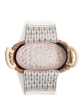 Load image into Gallery viewer, KORISSA Bread Warmer & Basket Gift Set with Tea Towel - Flower