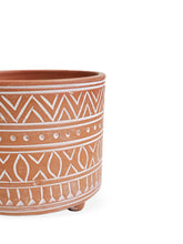 Load image into Gallery viewer, KORISSA Hand Etched Terracotta Pot - Small