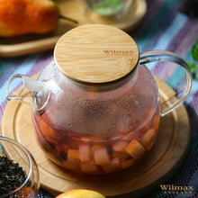Load image into Gallery viewer, Wilmax Porcelain Thermo Glass Teapot 32 Fl Oz | High temperature and shock resistant