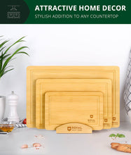 Load image into Gallery viewer, Royal Craft Wood Cutting Board Organizer for 3 Boards