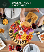 Load image into Gallery viewer, Royal Craft Wood Round Cheese Board