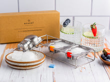 Load image into Gallery viewer, ecozoi STAINLESS STEEL POPSICLE MOLDS, 3 CAT MOLDS with REUSABLE STEEL STICKS