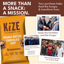 Load image into Gallery viewer, Kize Peanut Butter Chocolate Chip Bar - 10 Bars x 1.5 oz case