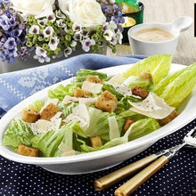 Load image into Gallery viewer, Wilmax Porcelain Set Of 4 White Ceaser Salad Bowl 8.5" inch X 6" inch | 21 X 14.5 Cm