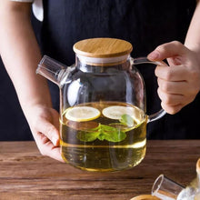 Load image into Gallery viewer, Wilmax Porcelain Thermo Glass Teapot 54 Fl Oz | High temperature and shock resistant