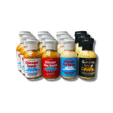 Load image into Gallery viewer, Big Fork Chicago Sauce, Chicago Fire Sauce, Chicago Fry Sauce & Gangster Sauce Bottles case