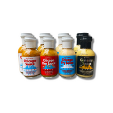 Load image into Gallery viewer, Big Fork Chicago Sauce, Chicago Fire Sauce, Chicago Fry Sauce & Gangster Sauce Bottles case