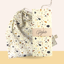 Load image into Gallery viewer, Goldilocks Goods Bread Bag Set: Terrazzo