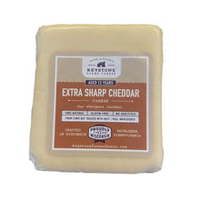 Load image into Gallery viewer, Keystone Cheese 12 Year Aged Yellow Cheddar - 1 LB