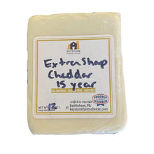 Load image into Gallery viewer, Keystone Cheese 15 Year Aged Yellow Cheddar - 1 LB