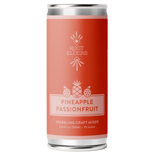 Load image into Gallery viewer, Root Elixirs Sparkling Pineapple Passionfruit Premium Cocktail Mixer- 8 Cans 7.5 oz