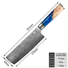 Load image into Gallery viewer, Vintage Gentlemen PREORDER: Eight Piece VG-10 Japanese Steel Kitchen Knife Set