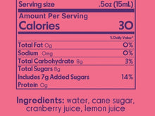 Load image into Gallery viewer, cranberry lemon syrup - 2