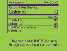 Load image into Gallery viewer, 100% lime juice - 2