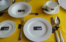 Load image into Gallery viewer, Wilmax Porcelain Set Of 6 Professional Rolled Rim White Dinner Plate 10" inch | 25.5 Cm