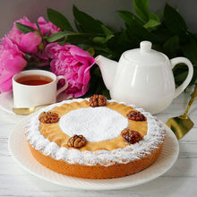 Load image into Gallery viewer, Wilmax Porcelain White Dessert Plate With Embossed Wide Rim 8" inch |Set Of 6 In Gift Box