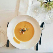 Load image into Gallery viewer, Wilmax Porcelain Set Of 3 Professional Rolled Rim White Deep Plate 12" inch |32 Oz