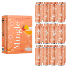 Load image into Gallery viewer, Blood Orange Elderflower Mimosa by Mingle Mocktails - Non Alcoholic Beverages