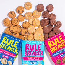 Load image into Gallery viewer, Rule Breakers Bites Variety Pack - 6 Packs x 4 oz