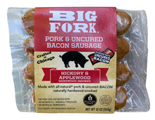 Load image into Gallery viewer, Big Fork Bacon Sausage 4-Pack Pouch - 6 pouches x 4-pack case