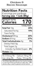 Load image into Gallery viewer, Big Fork Bacon Sausage 4-Pack Pouch - 5 Pouches x 4-Pack case (Assorted)