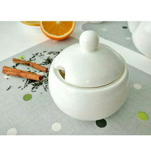 Load image into Gallery viewer, Wilmax Porcelain Set Of 6 White Sugar Bowl 11 Oz | 325 Ml