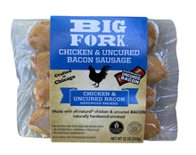 Load image into Gallery viewer, Big Fork Bacon Sausage 4-Pack Pouch - 6 pouches x 4-pack case