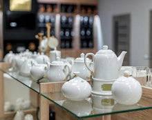Load image into Gallery viewer, Wilmax Porcelain Set Of 6 White Sugar Bowl 11 Oz | 325 Ml