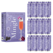Load image into Gallery viewer, Blackberry Hibiscus Bellini by Mingle Mocktails - Non Alcoholic Beverages