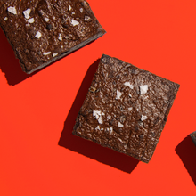 Load image into Gallery viewer, 6 pack Dashing Dark Chocolate Brownie with sea salt