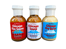Load image into Gallery viewer, Big Fork Chicago Sauce, Chicago Fire Sauce, & Chicago Fry Sauce Bottles