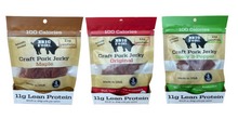 Load image into Gallery viewer, Big Fork Craft Pork Jerky Pack - 8 packs x 2.25 oz case
