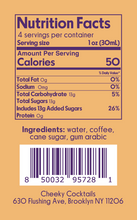Load image into Gallery viewer, Cheeky Cocktails Espresso Syrup