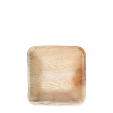 Load image into Gallery viewer, 4" X 4" SQUARE PALM LEAF PLATES - 600 Counts