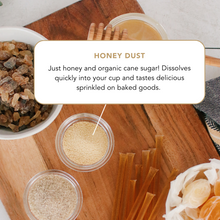 Load image into Gallery viewer, Plum Deluxe Tea Honey Dust (Cane Sugar - Raw Honey)
