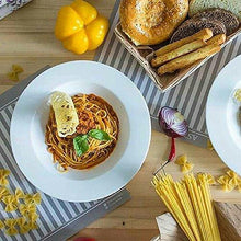 Load image into Gallery viewer, Wilmax Porcelain Set Of 3 Professional Rolled Rim White Deep Plate 10" inch | 20 Oz