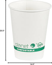 Load image into Gallery viewer, 12-Ounce PLA Laminated Hot Cup, 1000-Count Case