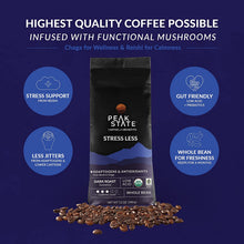 Load image into Gallery viewer, Peak State Coffee STRESS LESS Dark Roast