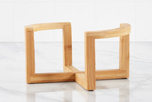 Load image into Gallery viewer, Wilmax Porcelain Bamboo Bowl & Plate Stand 10.5" inch X 4.5" inch | 27 X 11.5 Cm
