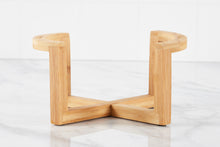 Load image into Gallery viewer, Wilmax Porcelain Bamboo Bowl & Plate Stand 10.5" inch X 4.5" inch | 27 X 11.5 Cm